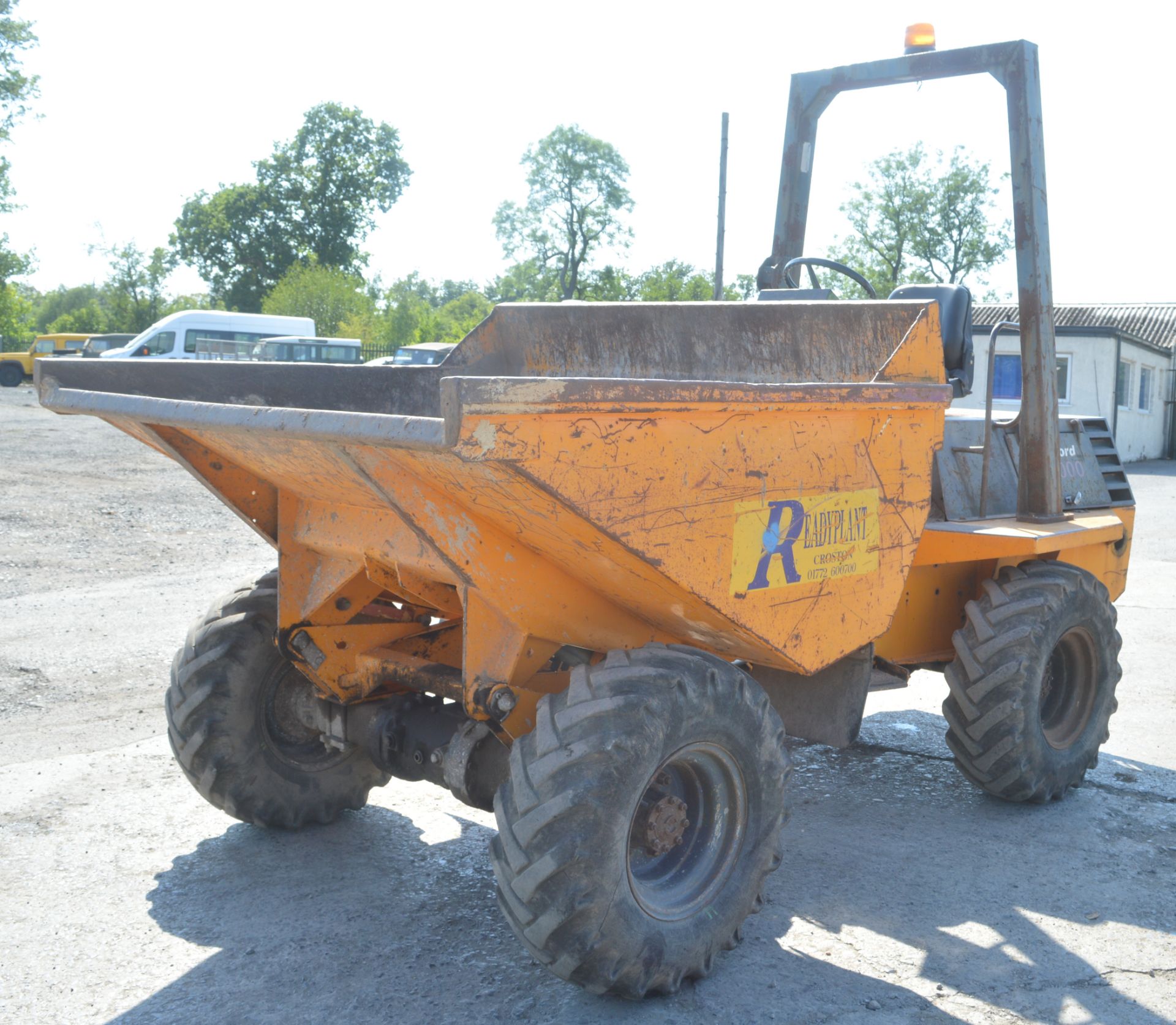 Benford Terex PT3000 3 tonne straight skip dumper  Year:  S/N: EY07AR267 Recorded hours: 803 P2077