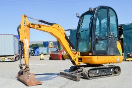 JCB 801.6 1.5 tonne rubber tracked excavator Year: 2013 S/N: 2071487 Recorded Hours: 2353 blade,