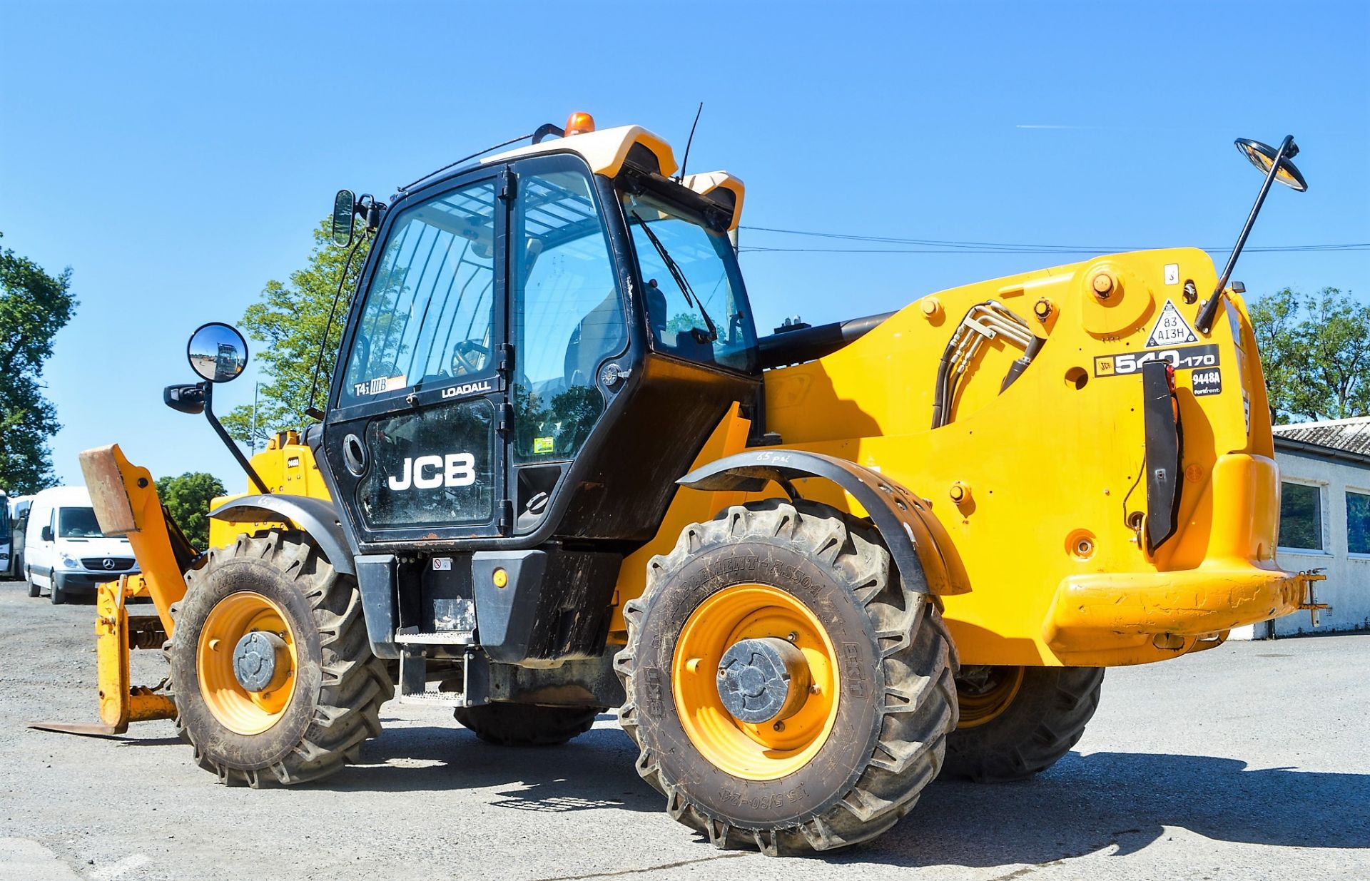 JCB 540-170 17 metre telescopic handler Year: 2014 S/N: 2180451 Recorded Hours: 4573 c/w turbo, sway - Image 2 of 13