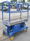 Power Tower PTE51 battery electric scissor lift access platform  Year: 2008 c/w loler certificate