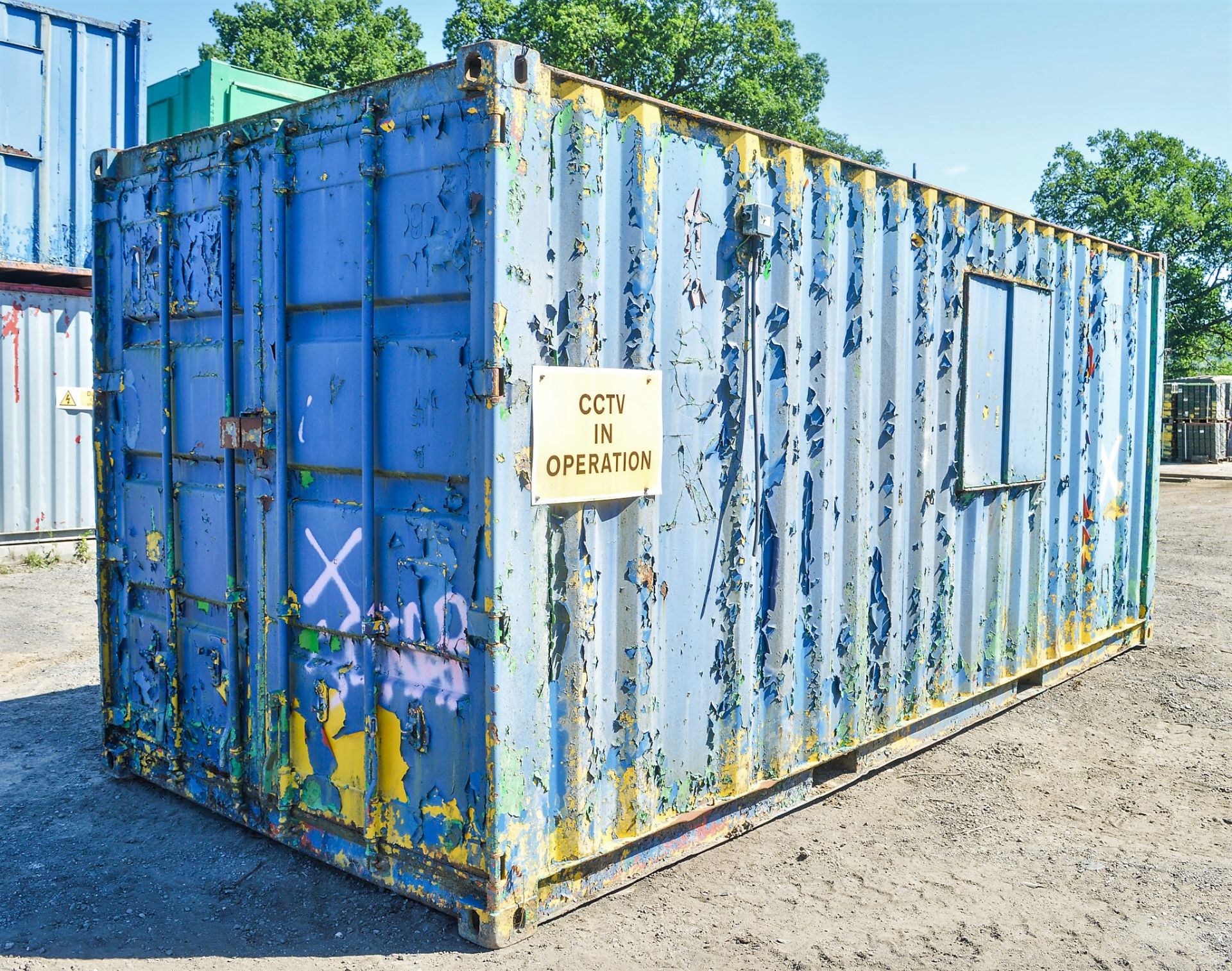 20 ft x 8 ft steel office unit (converted shipping container) BC - Image 4 of 6