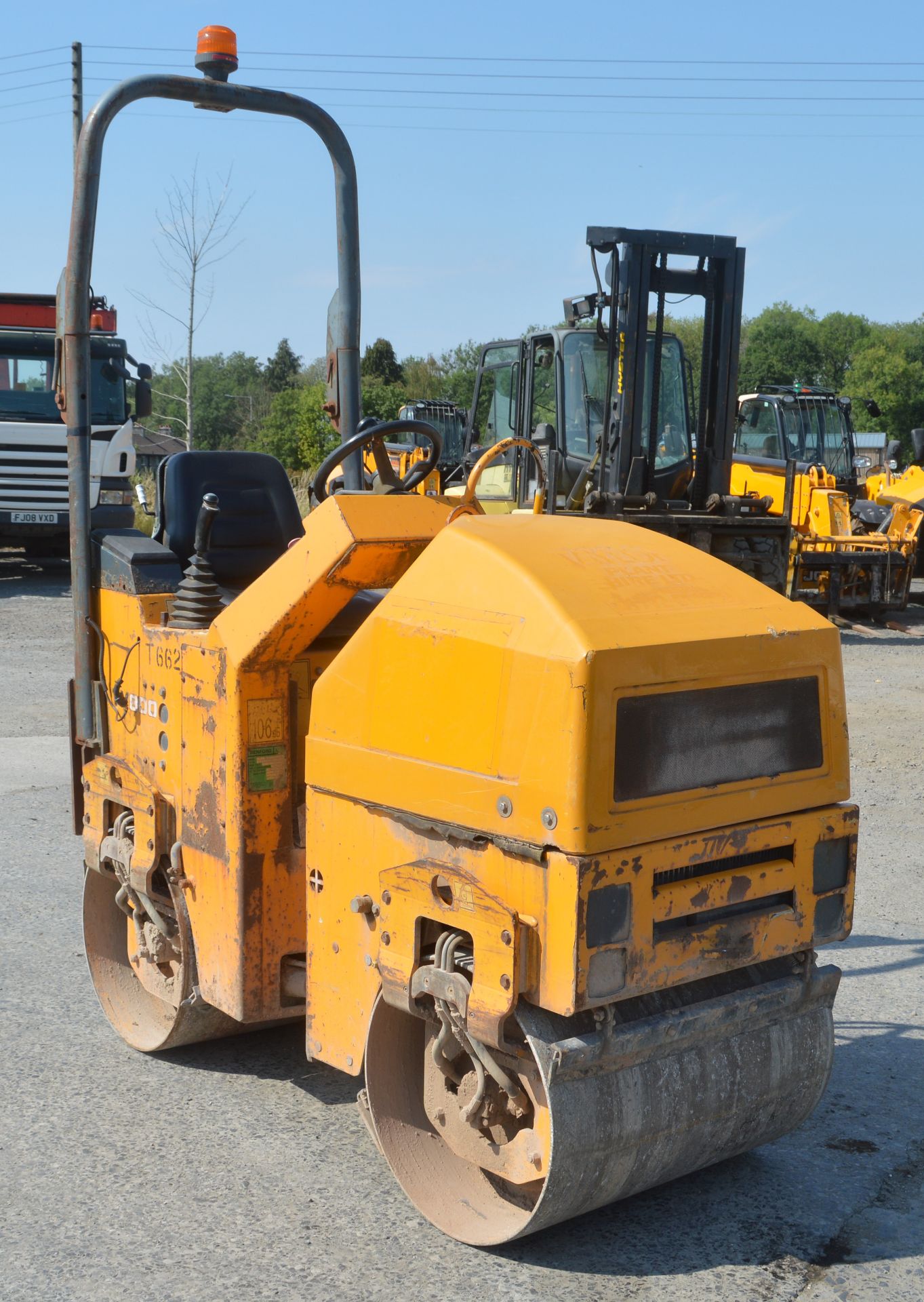 Benford Terex TV800 double drum ride on roller  Year: 2006 S/N: E601HU221 Recorded hours: 1664 T622 - Image 2 of 7