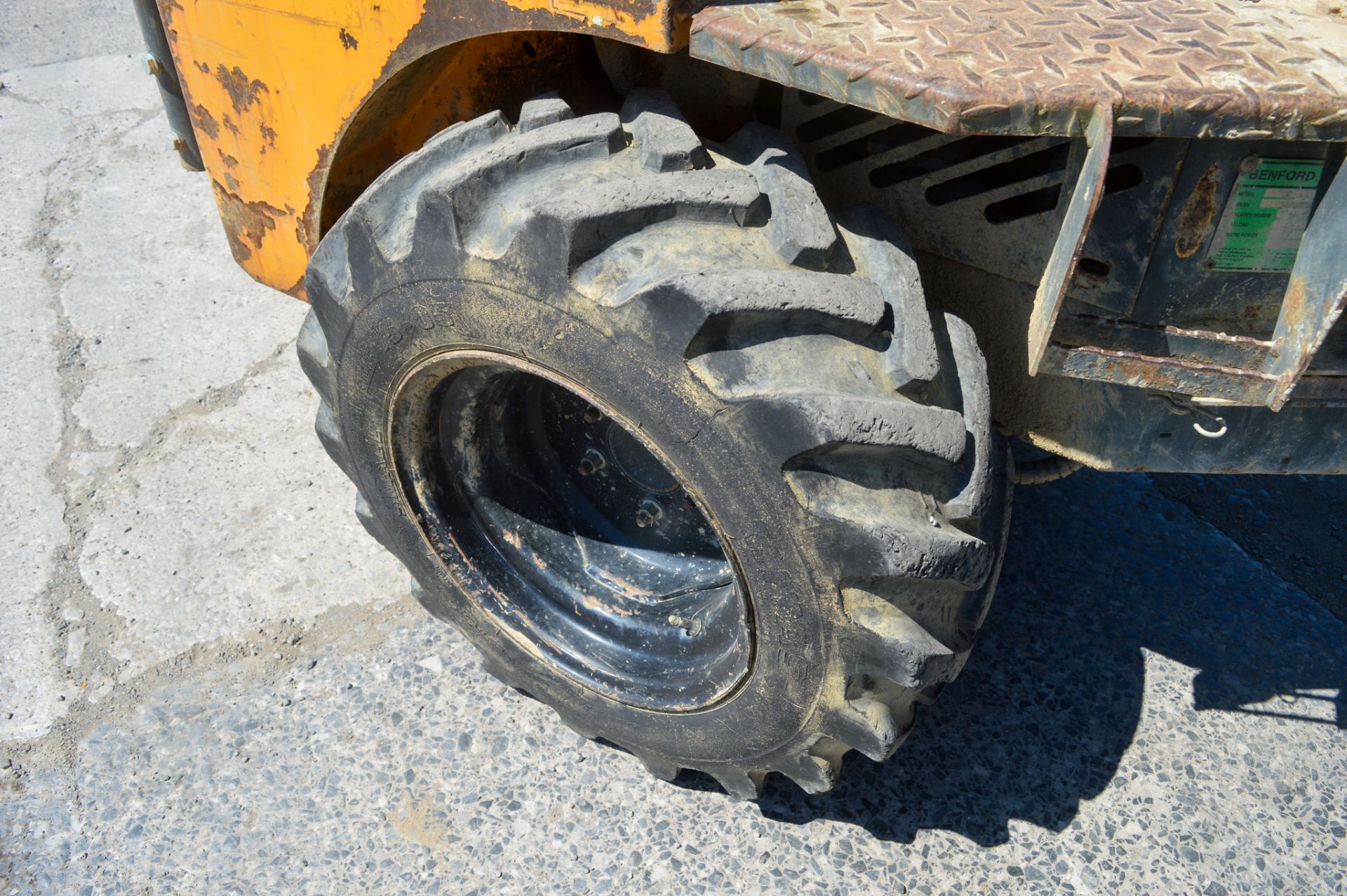 Benford Terex HD1000 1 tonne hi tip dumper Year: 2005 S/N: E506HM402 Recorded Hours: Not - Image 7 of 11