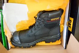 Pair of CAT black safety boots Size 11
