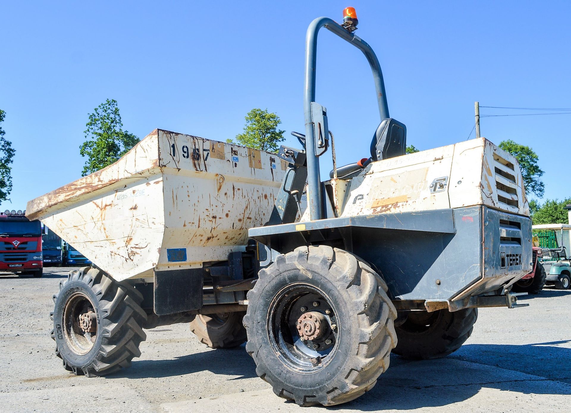 Benford Terex PT6000 6 tonne straight skip dumper Year: 2006 S/N: E604FJ119 Recorded Hours: 3008 - Image 2 of 12