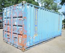 20 ft x 8 ft steel anti vandal office (converted shipping container)  c/w keys in office