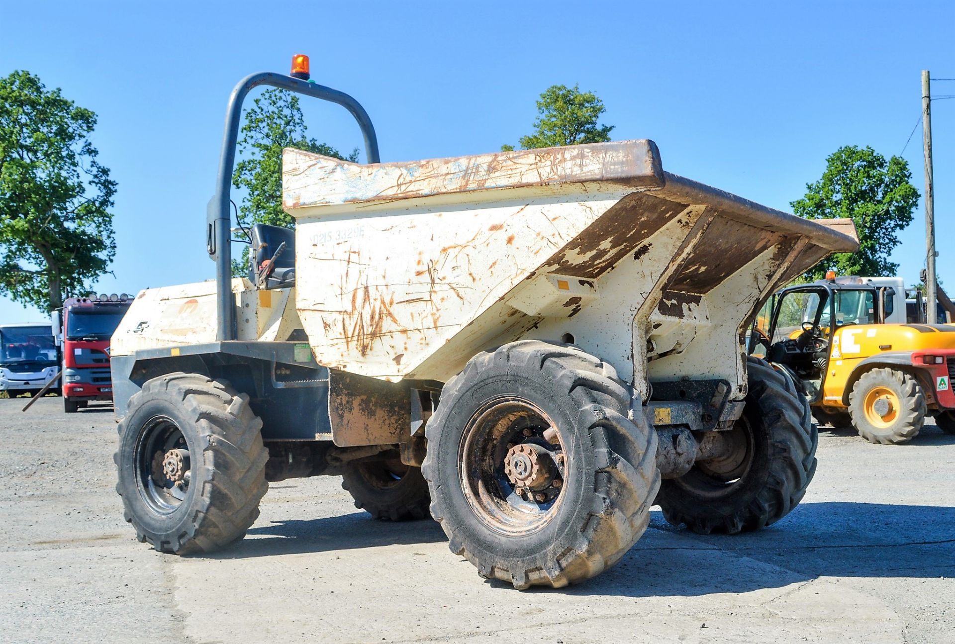 Benford Terex PT6000 6 tonne straight skip dumper Year: 2006 S/N: E604FJ119 Recorded Hours: 3008 - Image 3 of 12