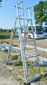 Zarges aluminium podium step ladder A579977