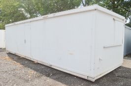 32 ft x 10 ft steel anti vandal site office  Comprising of two rooms including drying/changing