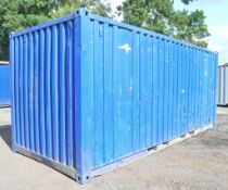 20 ft x 8 ft steel anti vandal shipping container