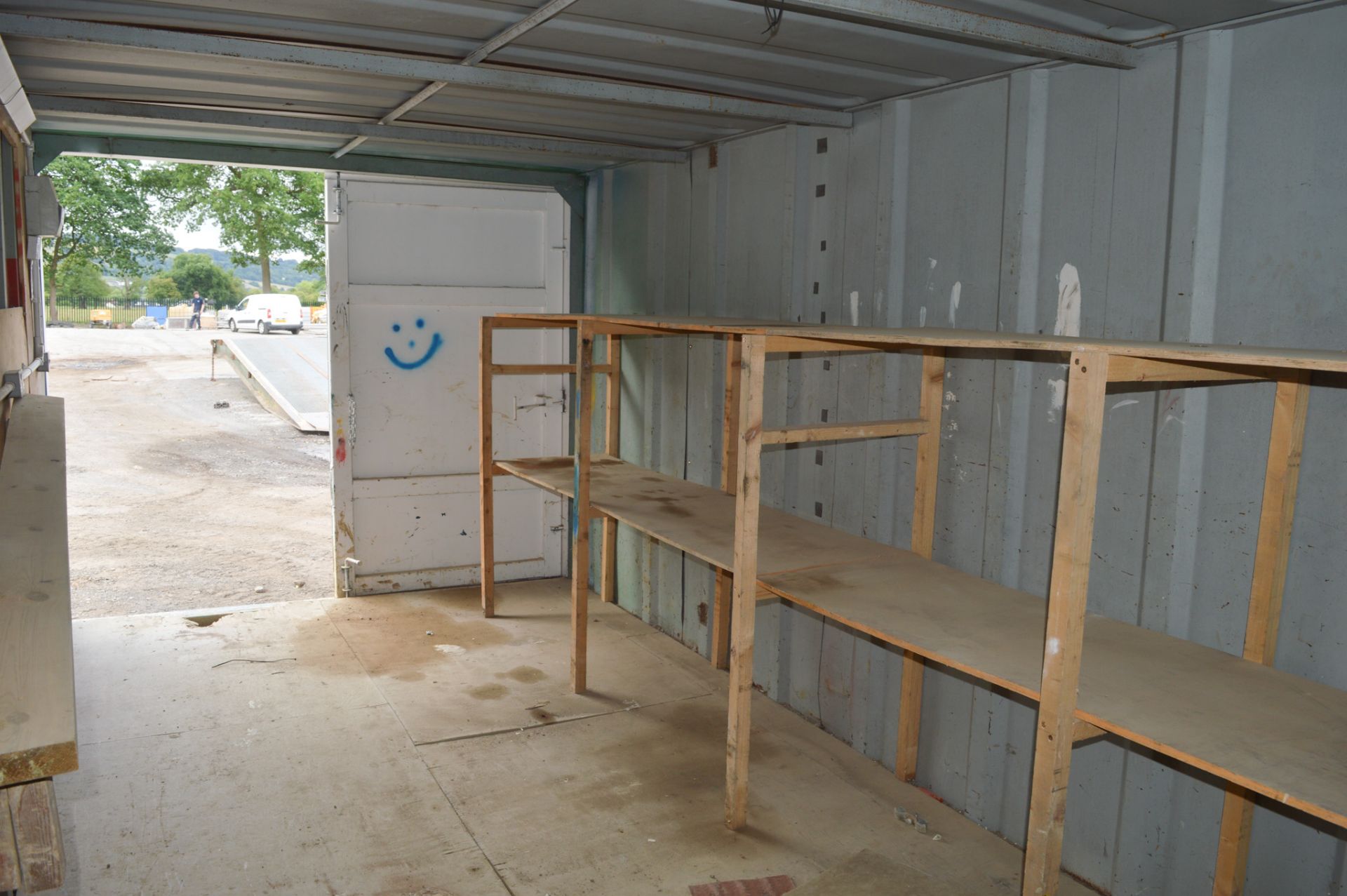 21 ft x 9 ft steel anti vandal site unit store  *No keys but unlocked* A344017 - Image 6 of 6