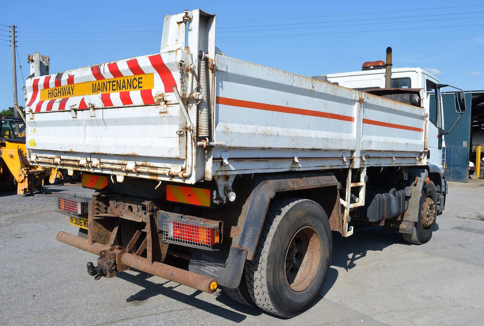 Iveco Eurocargo 180 E24 18 tonne 14 ft tipper lorry Registration Number: FJ06 MFA Date of - Image 4 of 12