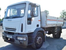 Iveco Eurocargo 180 E24 18 tonne 14 ft tipper lorry Registration Number: FJ06 MFA Date of