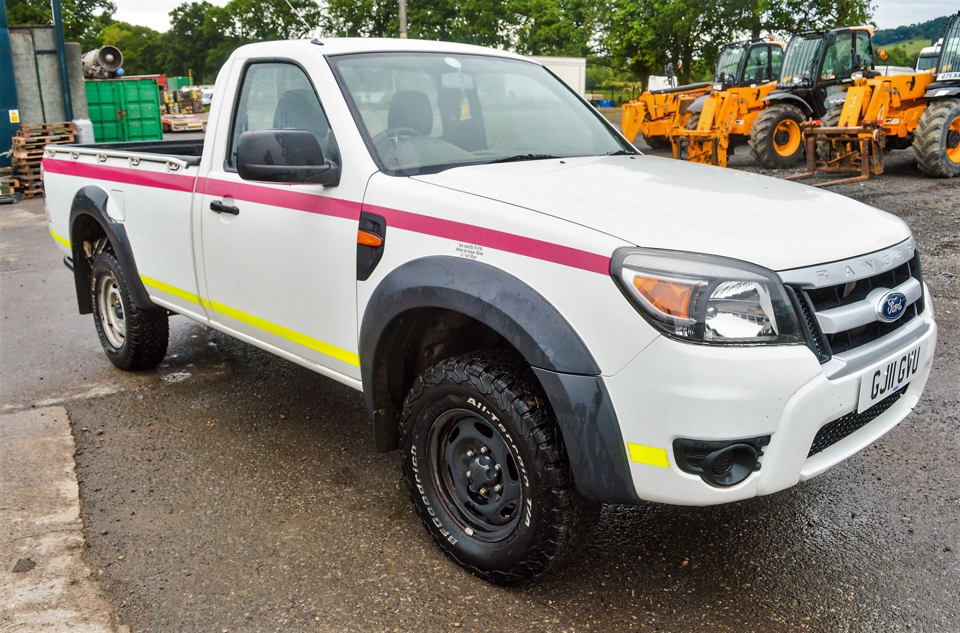 Ford Ranger XL 4x4 2.5 TDCi single cab pick up truck Registration Number: GJ11 GVU Date of - Image 2 of 10