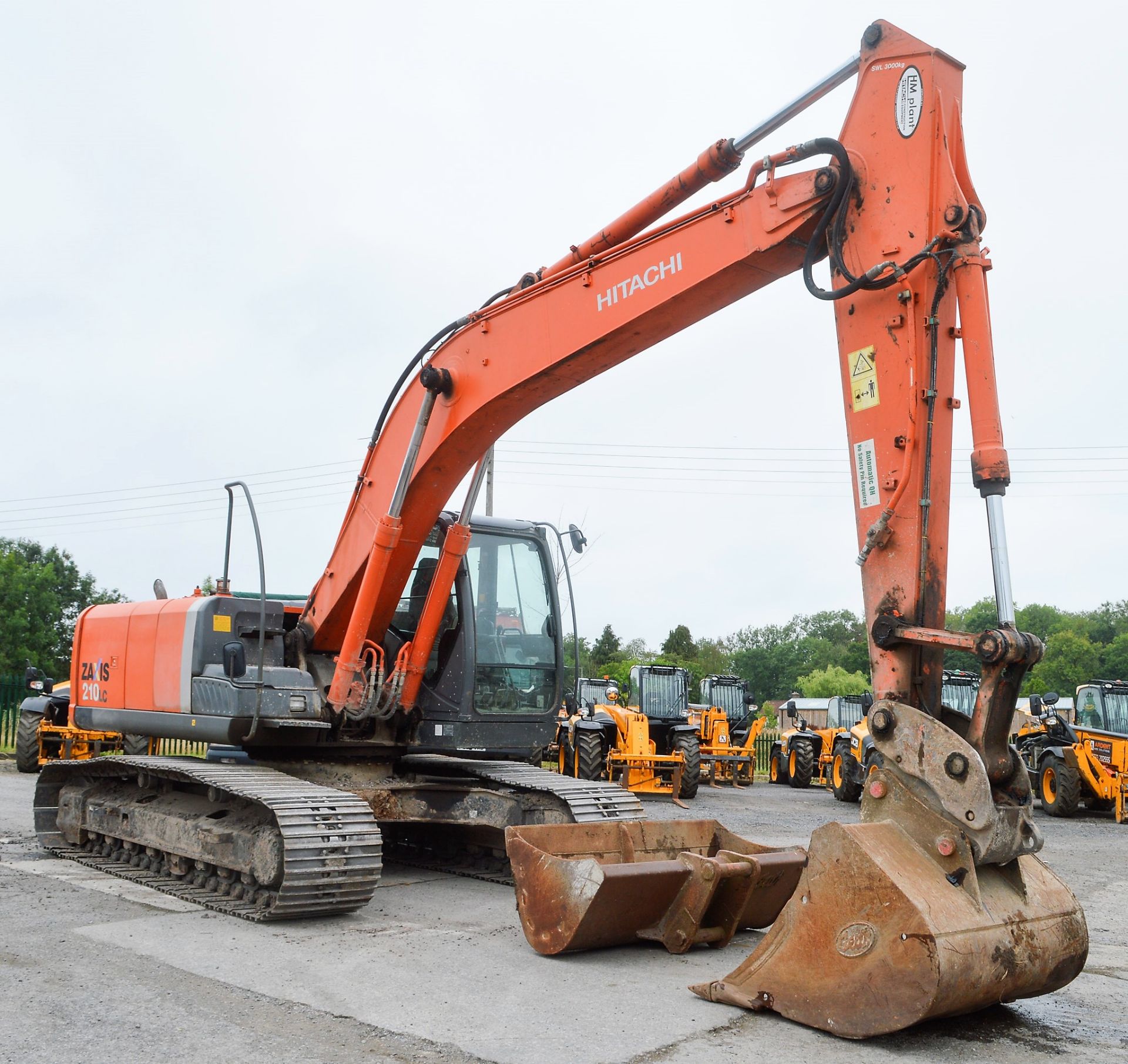 Hitachi Zaxis 210LC 21 tonne steel tracked excavator Year: 2008 S/N: J00206404 Recorded Hours: - Image 2 of 15