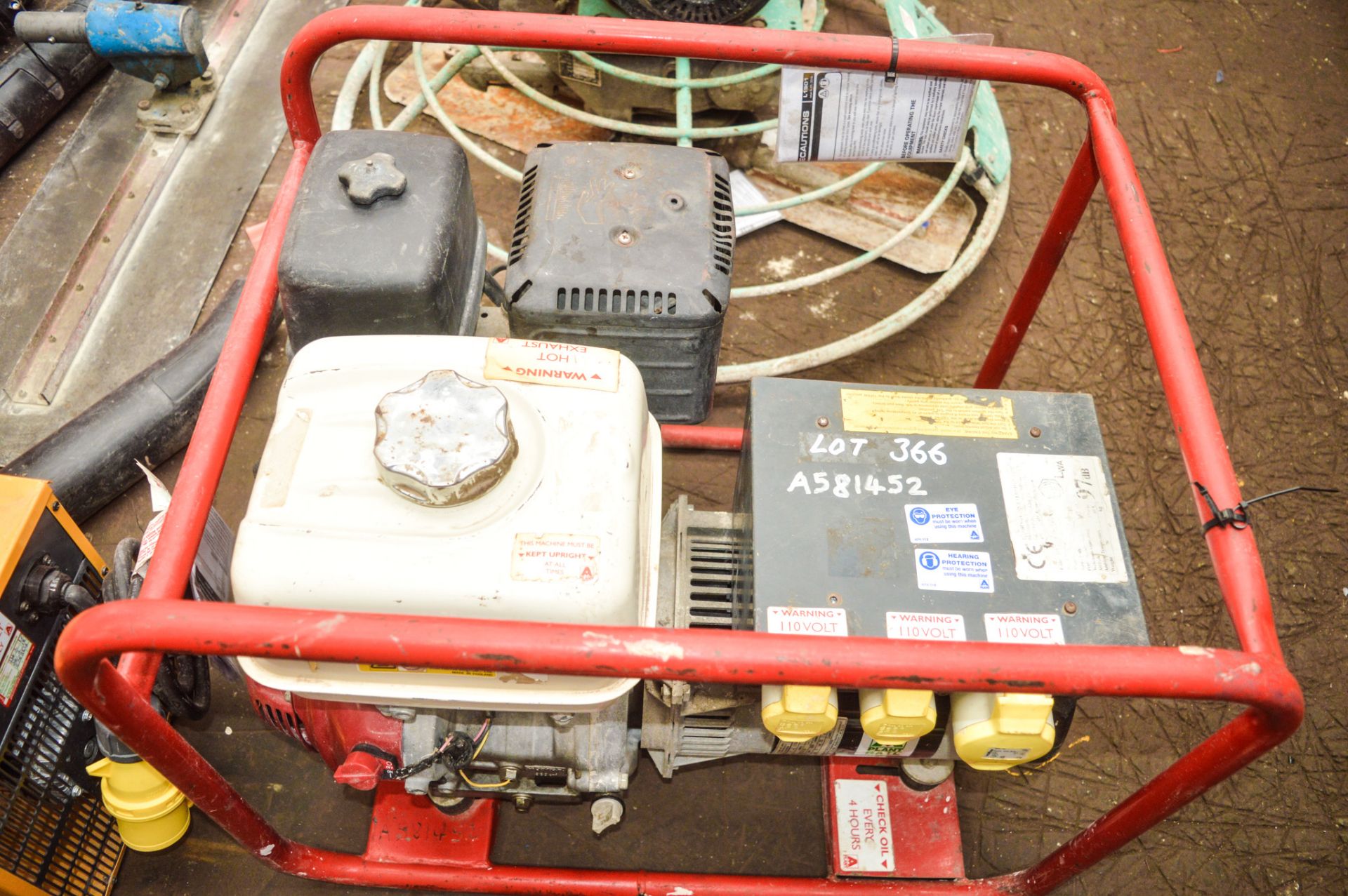 5 kva petrol driven generator A581452