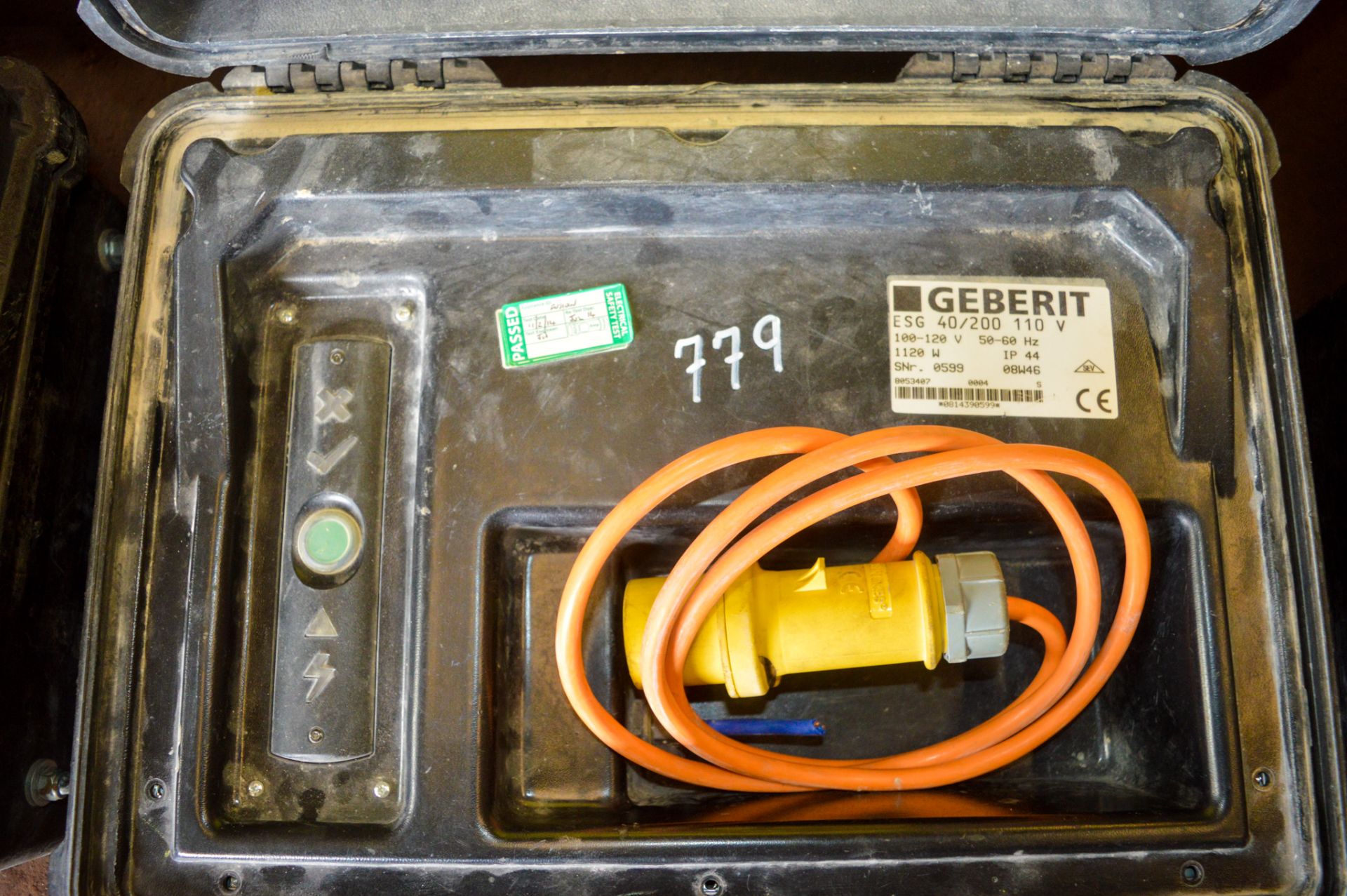 Geberit ESG40/200 110v pipe welding kit GEB36