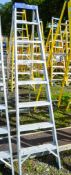 8 tread aluminium step ladder A737708