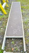 Approximately 8ft aluminium staging board 33047-006
