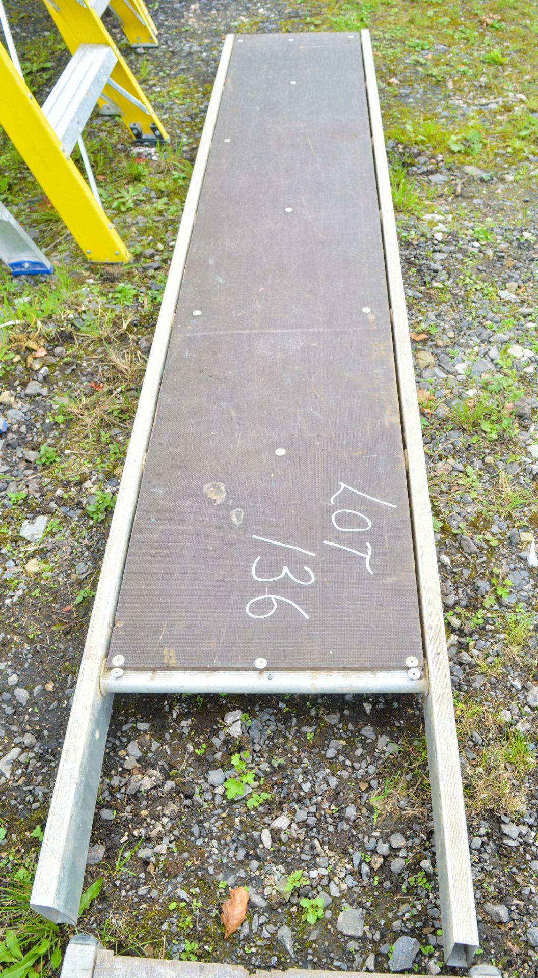 Approximately 8ft aluminium staging board 33047-006