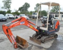 Kubota KX36-3 1.5 tonne rubber tracked mini excavator  Year: 2004 S/N: Z055396 Recorded hours: