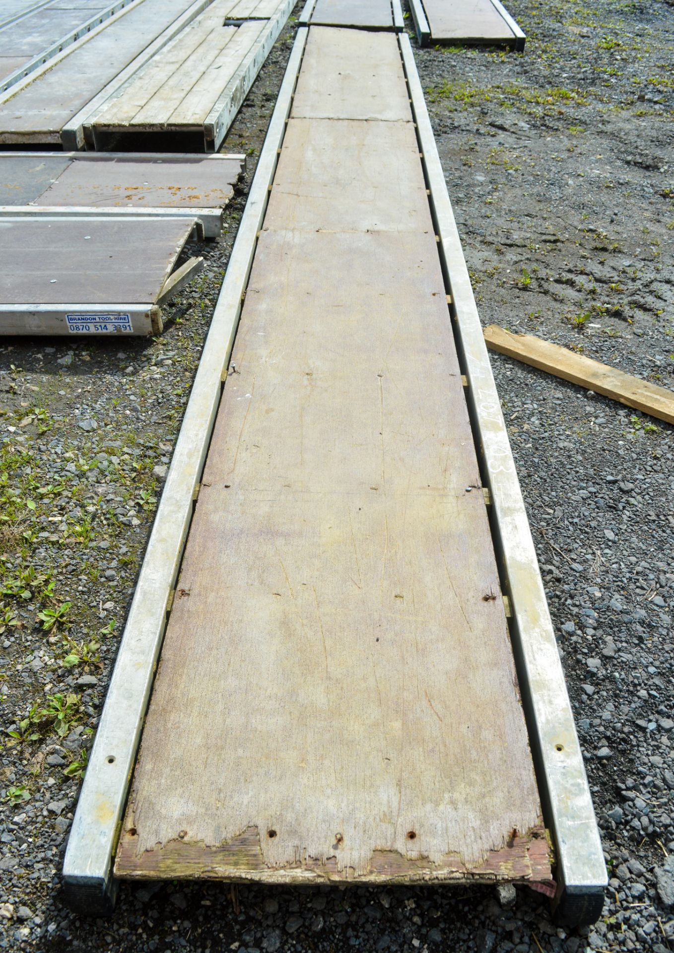 Approximately 16 ft aluminium staging board 3114-0135