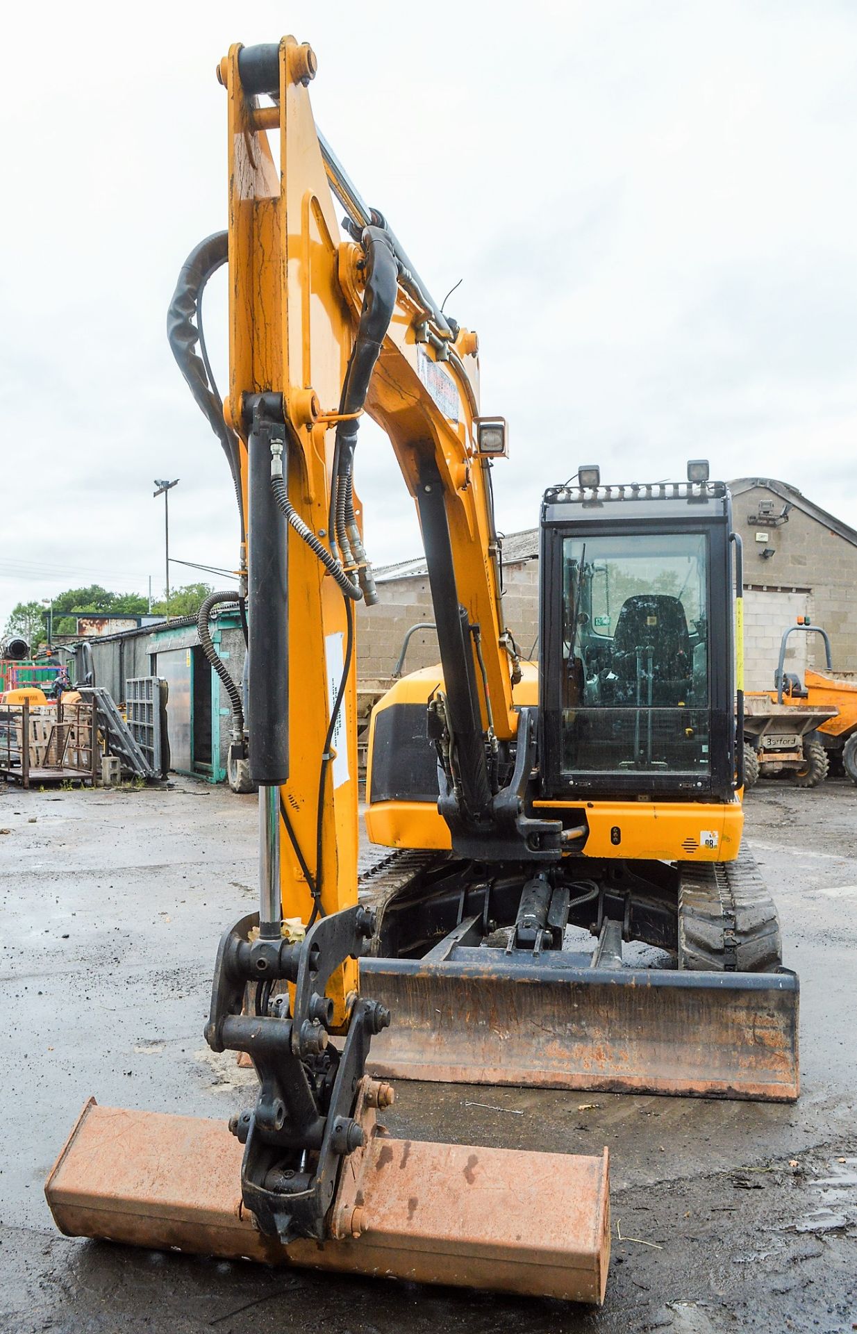 JCB 85 Z-1 Eco 8.5 tonne rubber tracked excavator Year: 2015 S/N: 2249145 Recorded Hours: 1080 - Image 5 of 13