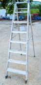 8 tread aluminium step ladder STA8376