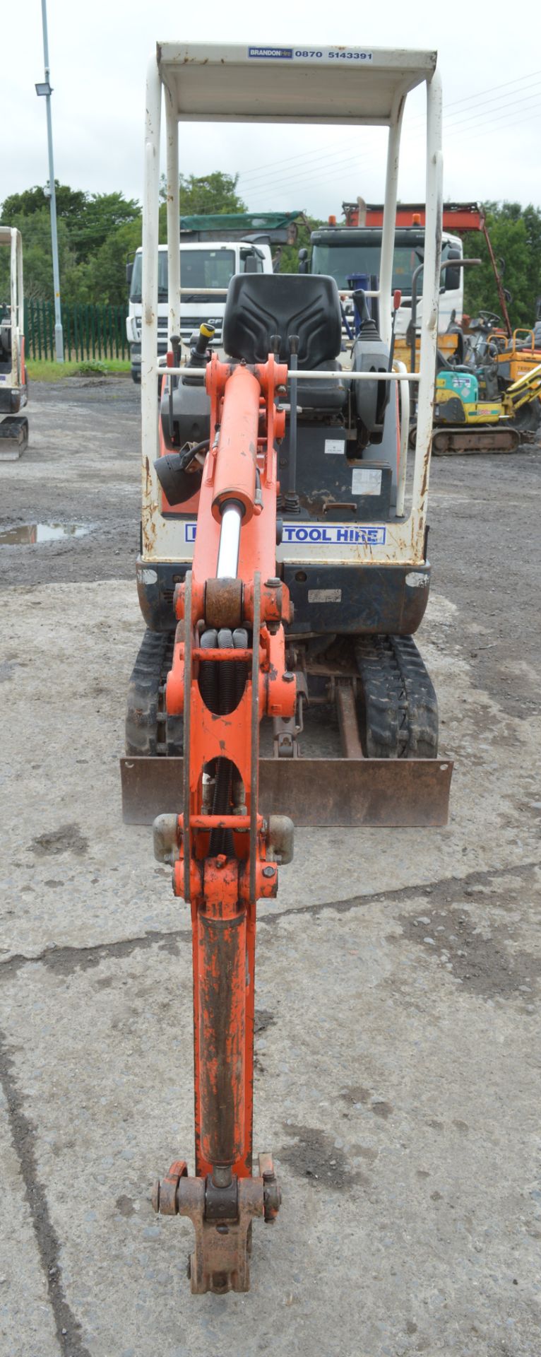 Kubota KX36-3 1.5 tonne rubber tracked mini excavator  Year: 2006 S/N: Z076094 Recorded hours: - Image 6 of 12