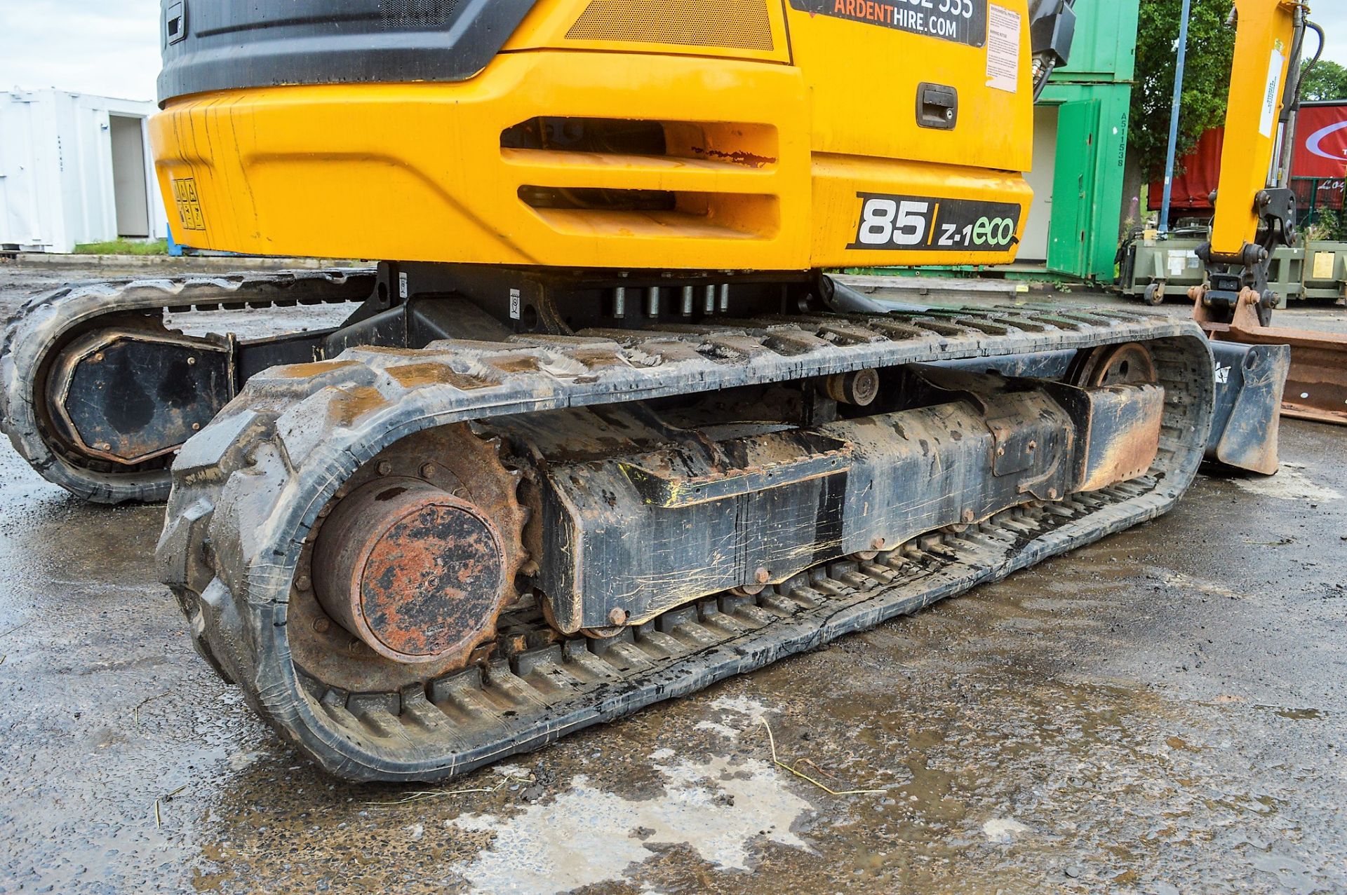 JCB 85 Z-1 Eco 8.5 tonne rubber tracked excavator Year: 2015 S/N: 2249145 Recorded Hours: 1080 - Image 7 of 13