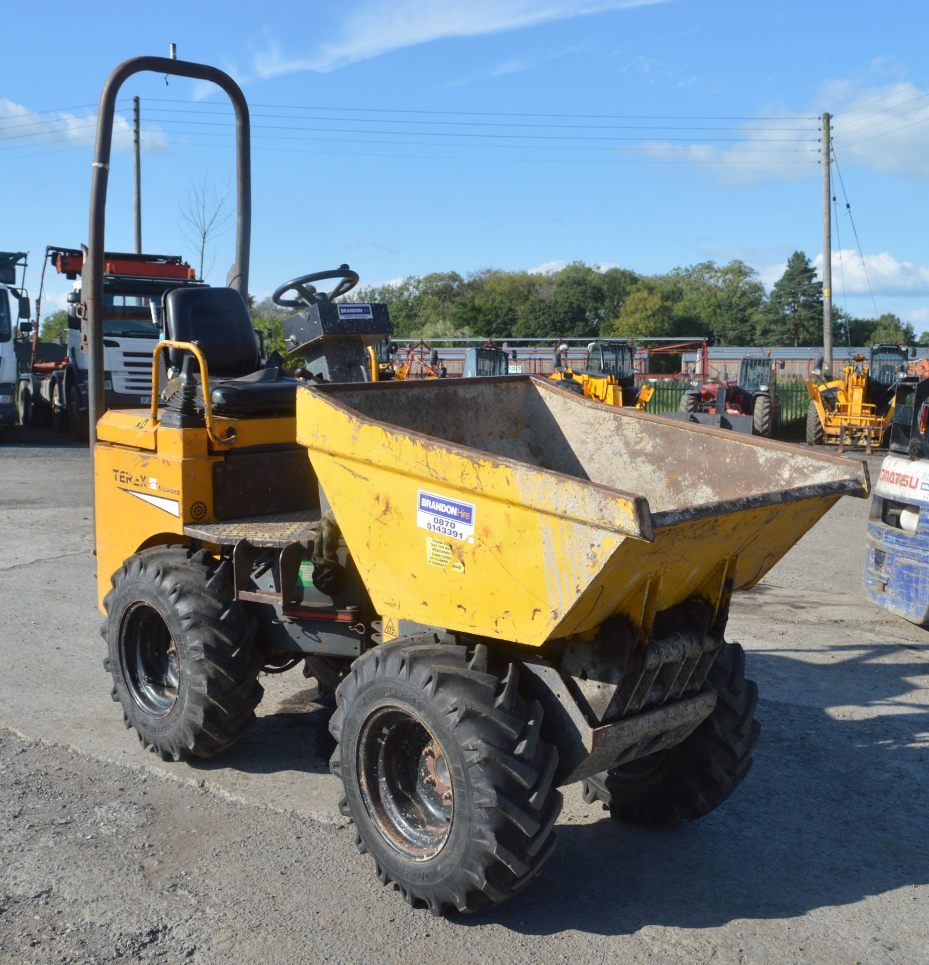 Benford Terex HD1000 high tip dumper  Year: 2003  S/N: E309HM375 Recorded hours: Clock blank - Image 2 of 11