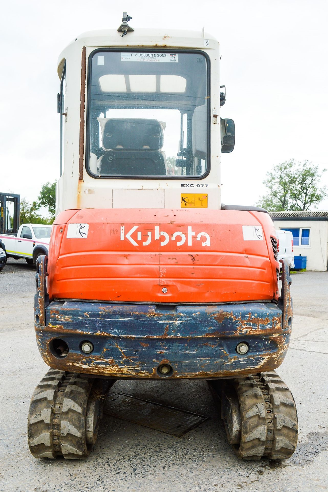 Kubota KX61-3 3.5 tonne rubber tracked mini excavator Year: 2010 S/N: 78404 Recorded Hours: 3540 - Image 6 of 13