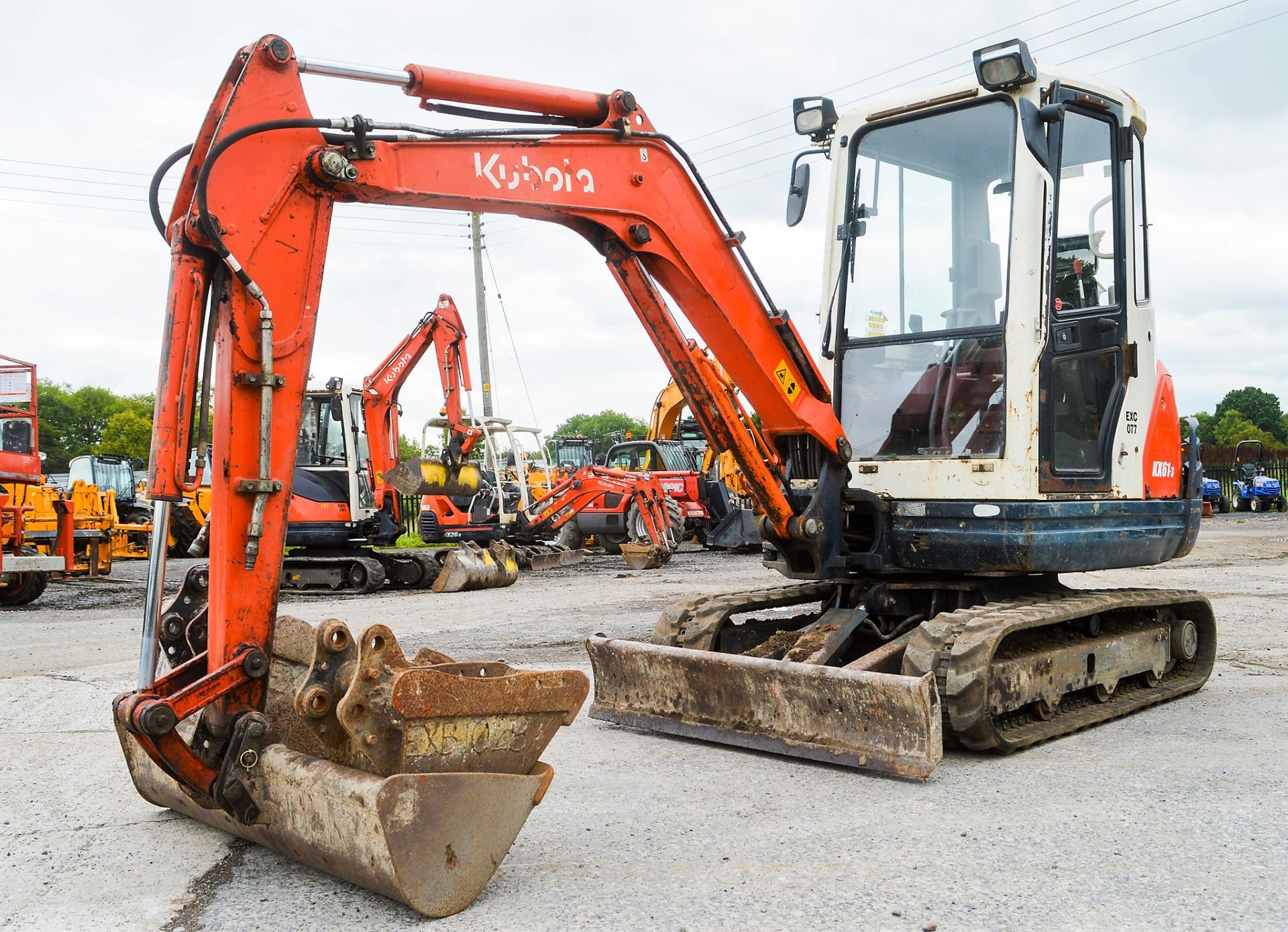 Kubota KX61-3 3.5 tonne rubber tracked mini excavator Year: 2010 S/N: 78404 Recorded Hours: 3540