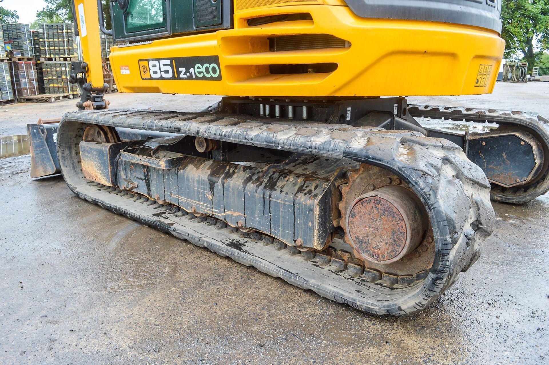 JCB 85 Z-1 Eco 8.5 tonne rubber tracked excavator Year: 2015 S/N: 2249145 Recorded Hours: 1080 - Image 8 of 13