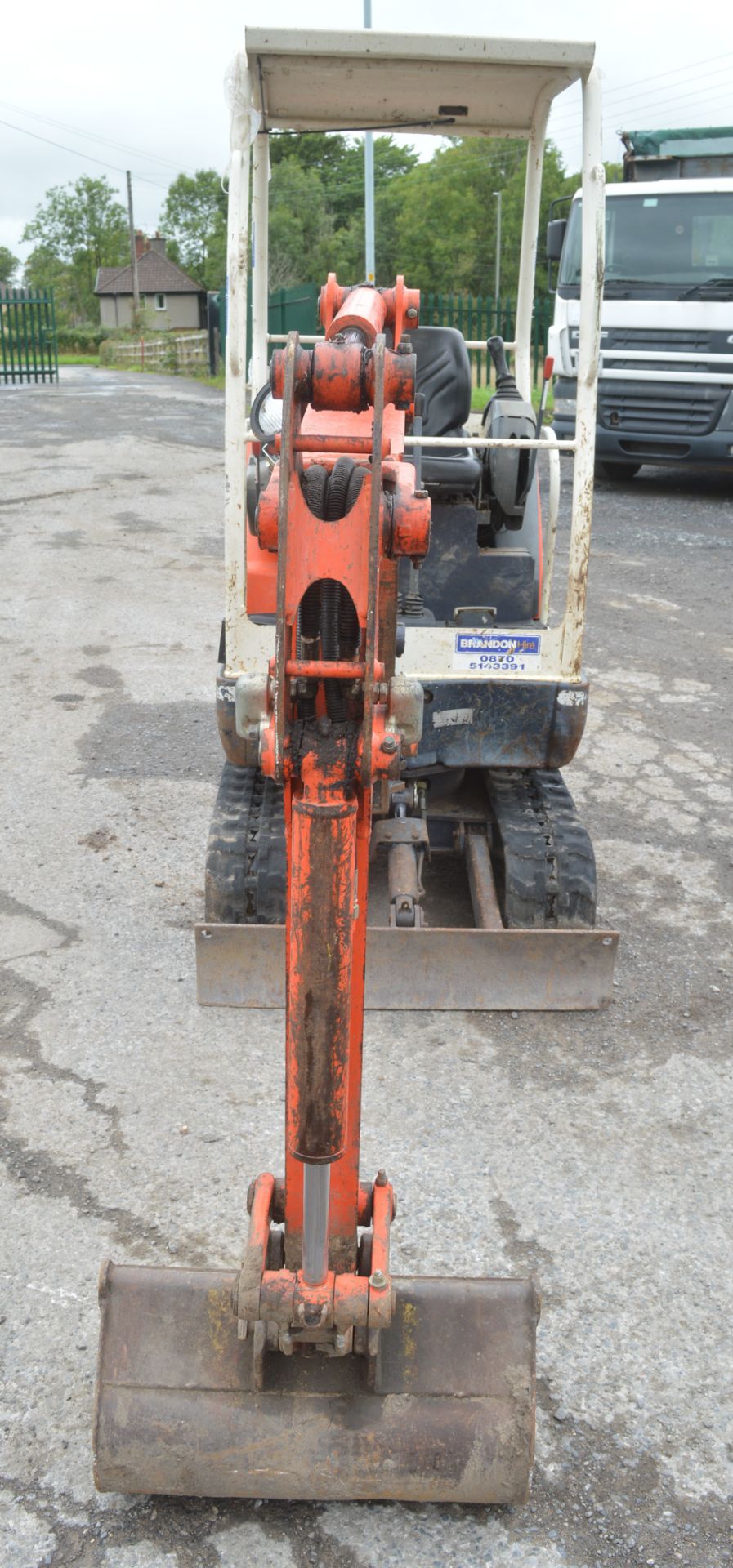 Kubota KX36-3 1.5 tonne rubber tracked mini excavator  Year: 2008 S/N: Z078050 Recorded hours: - Image 6 of 13