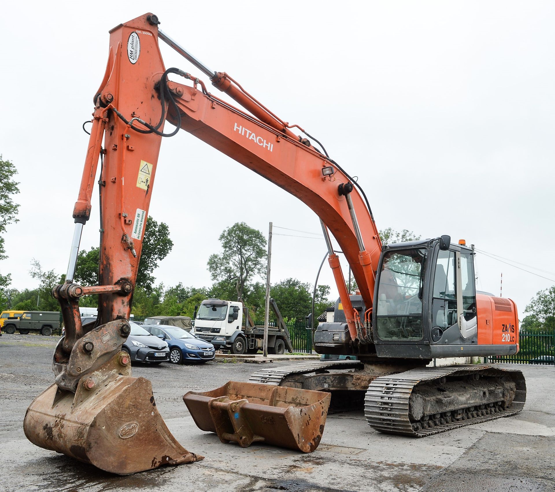 Hitachi Zaxis 210LC 21 tonne steel tracked excavator Year: 2008 S/N: J00206404 Recorded Hours: