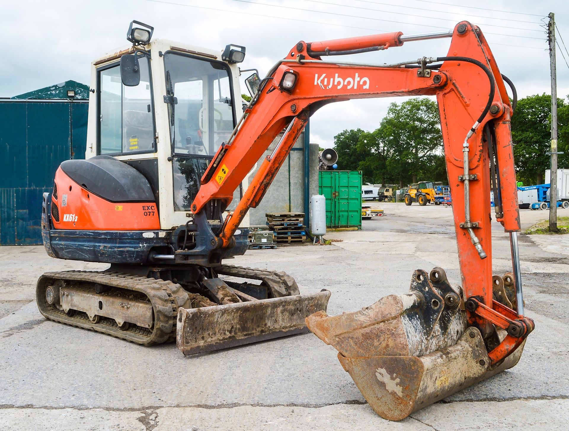 Kubota KX61-3 3.5 tonne rubber tracked mini excavator Year: 2010 S/N: 78404 Recorded Hours: 3540 - Image 2 of 13