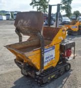 JCB Dumpster TD10 petrol driven rubber tracked self loading high tip dumper Year: 2005 S/N: