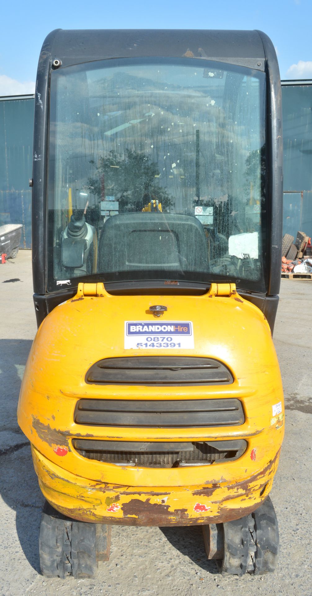 JCB 8016 1.5 tonne rubber tracked mini excavator  Year: 2007  S/N: 1505894 Recorded hours: 1867 - Image 5 of 13