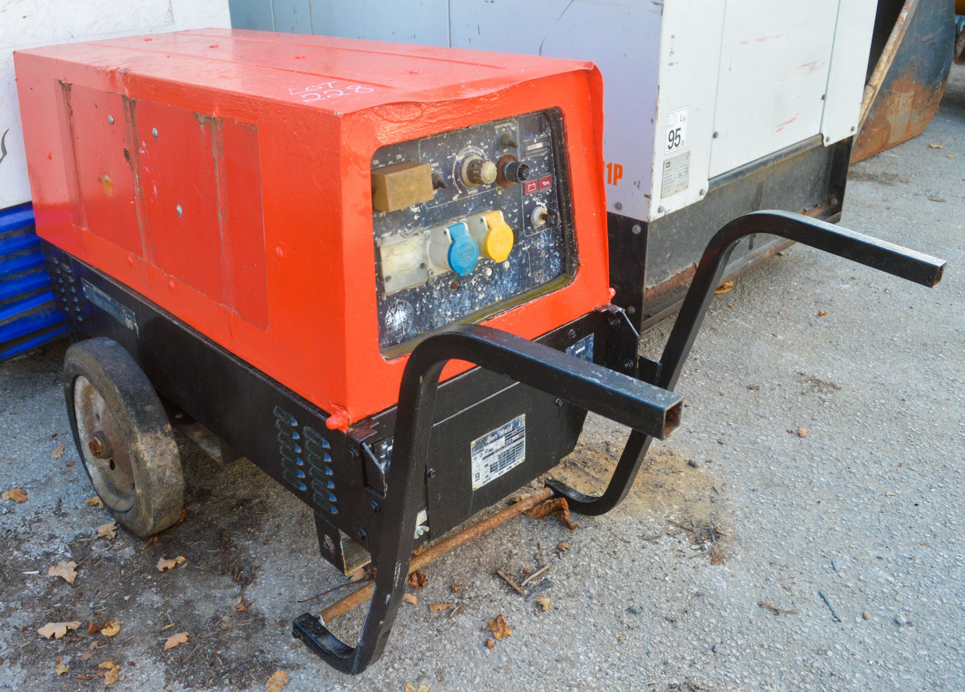 Genweld 250 amp diesel driven welder generator S/N: 125897