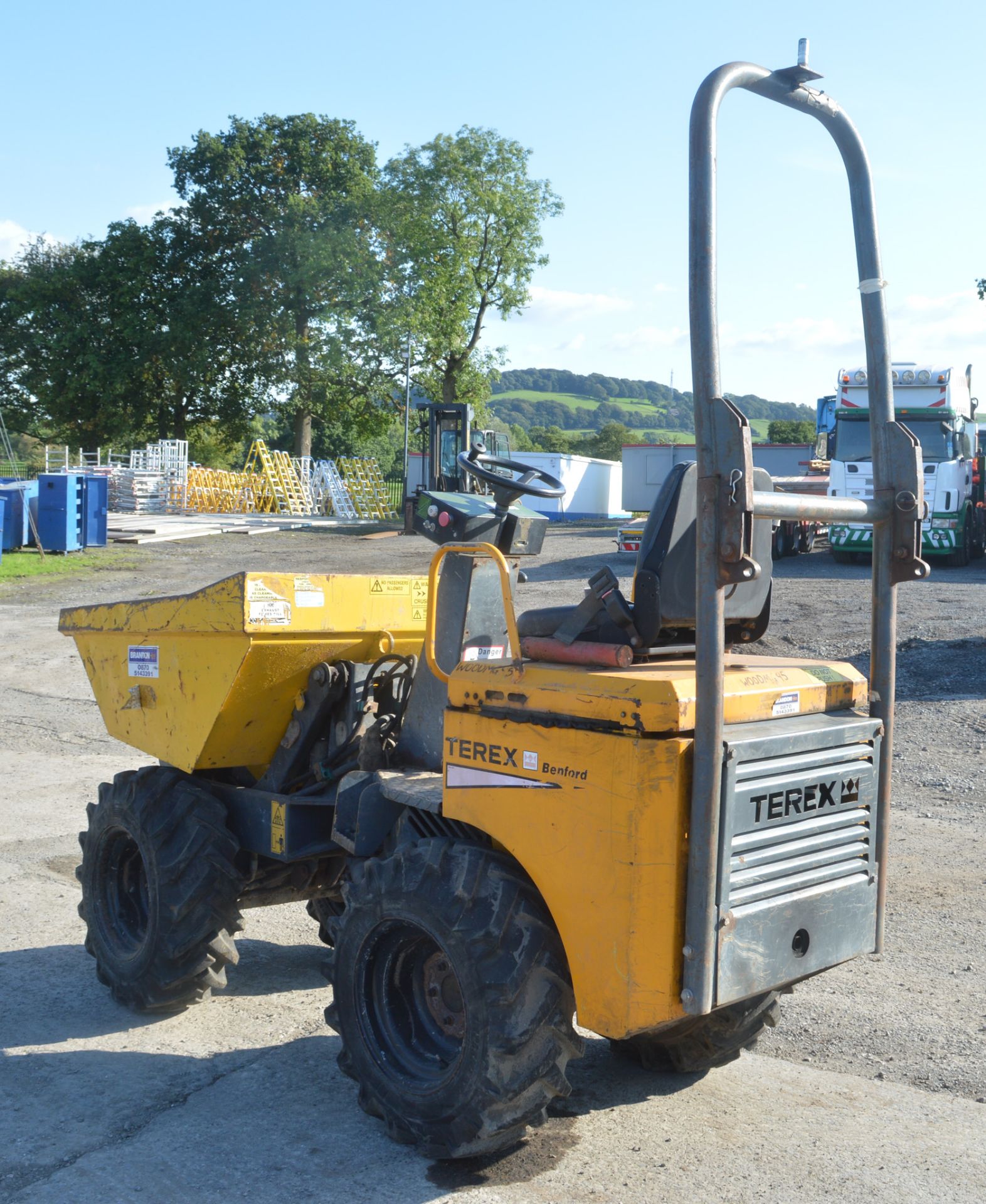 Benford Terex HD1000 high tip dumper  Year: 2003  S/N: E309HM375 Recorded hours: Clock blank - Image 4 of 11