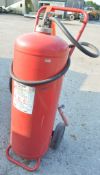Chubb 90 litre transportable foam trolly fire extinguisher  c/w cover
