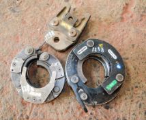 3 - Rems & Geberit pipe clamp jaws/collars