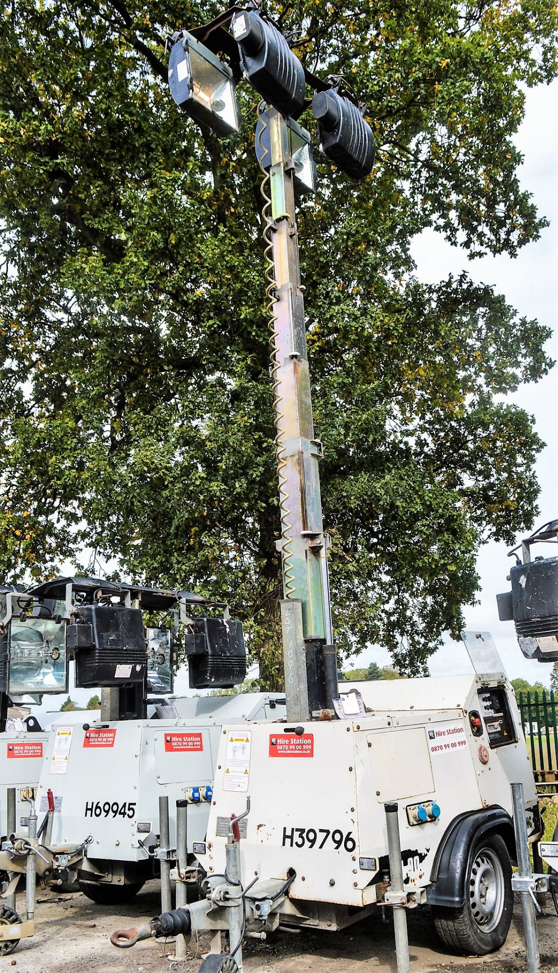 SMC TL90 diesel driven mobile lighting tower Year: 2006 S/N: 0137 Recorded Hours: 3581 H39796 - Image 3 of 4