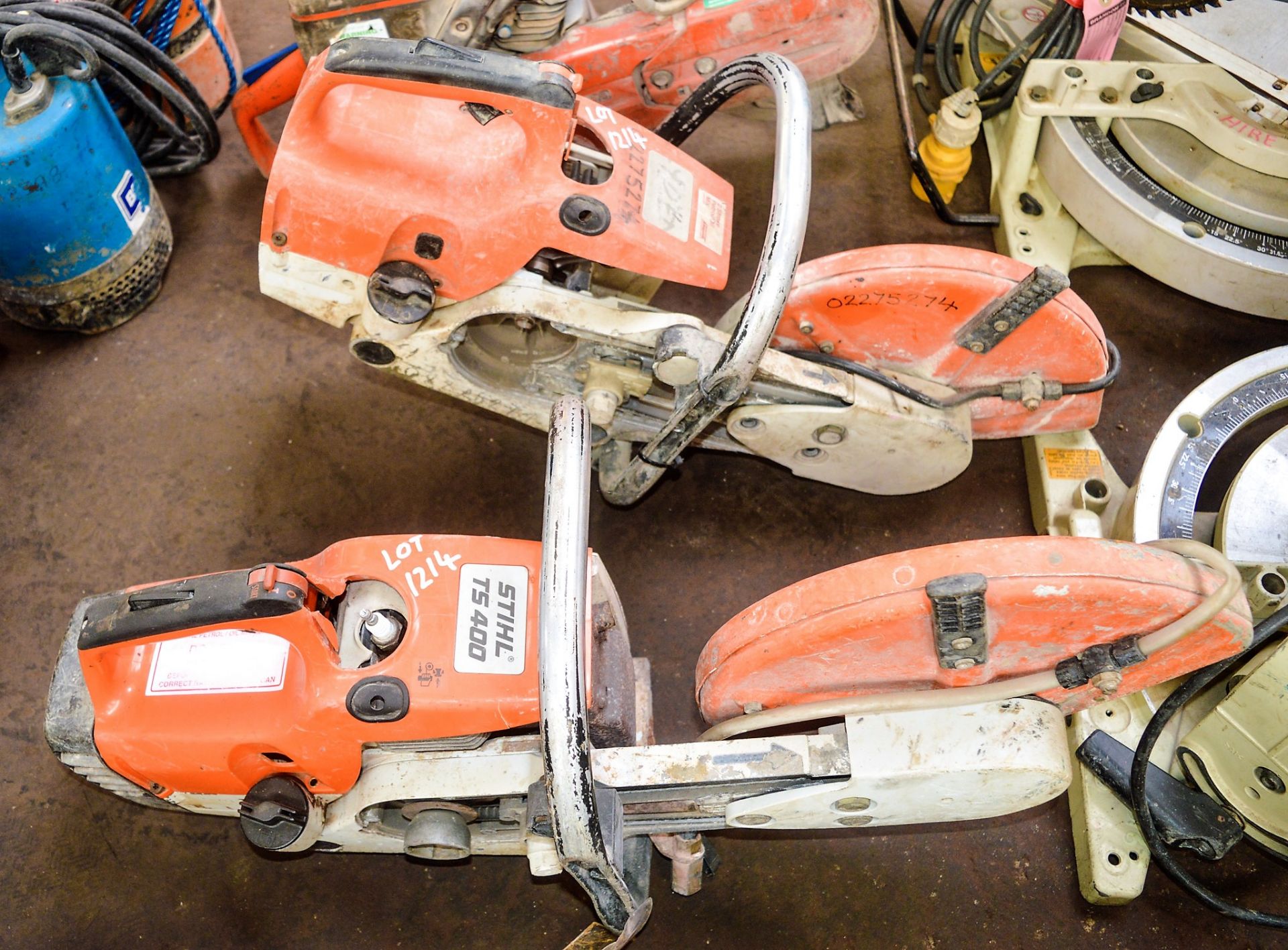 2 - Stihl TS400 petrol driven cut off saws ** In disrepair ** OZ275274