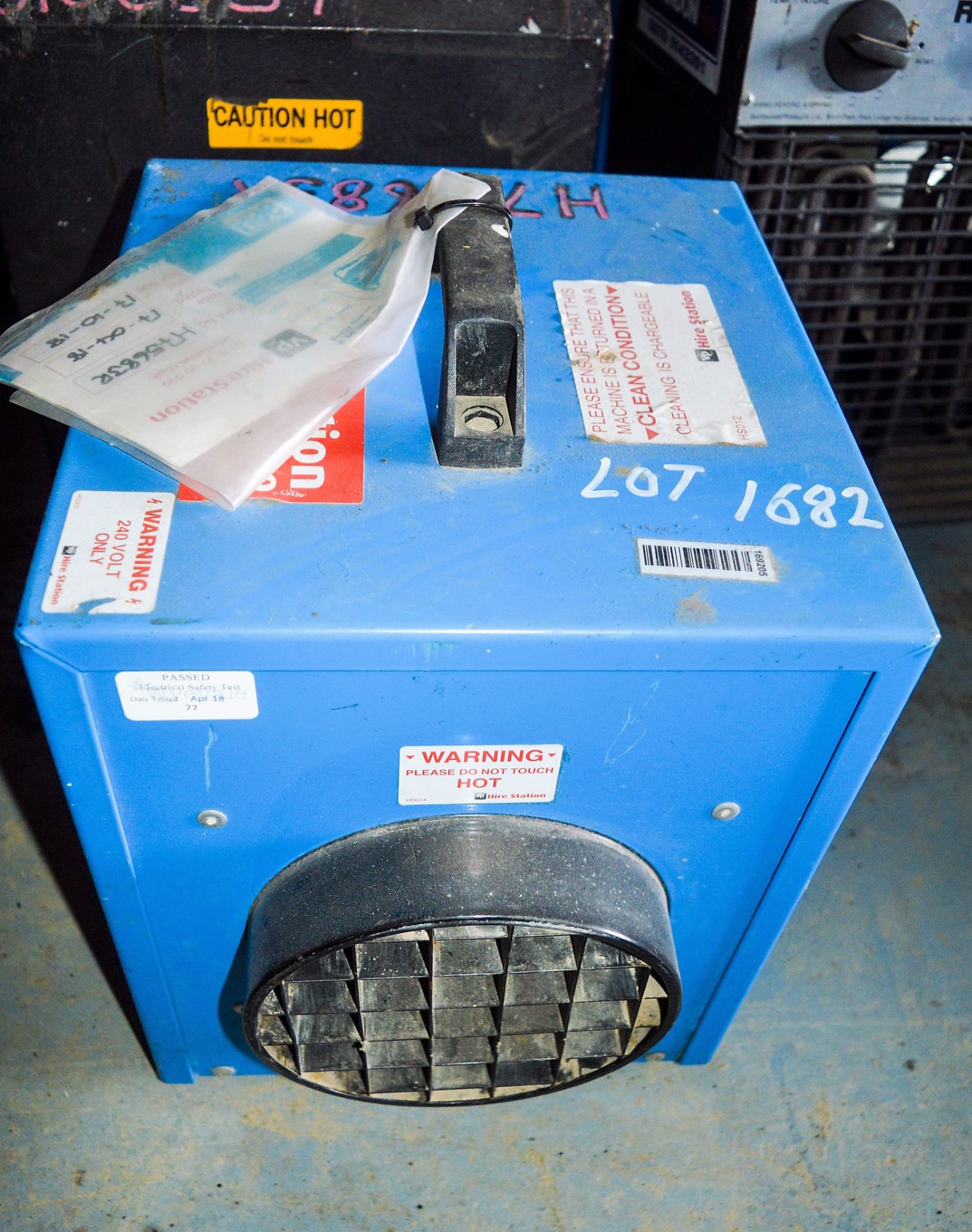 240v fan heater H75683R