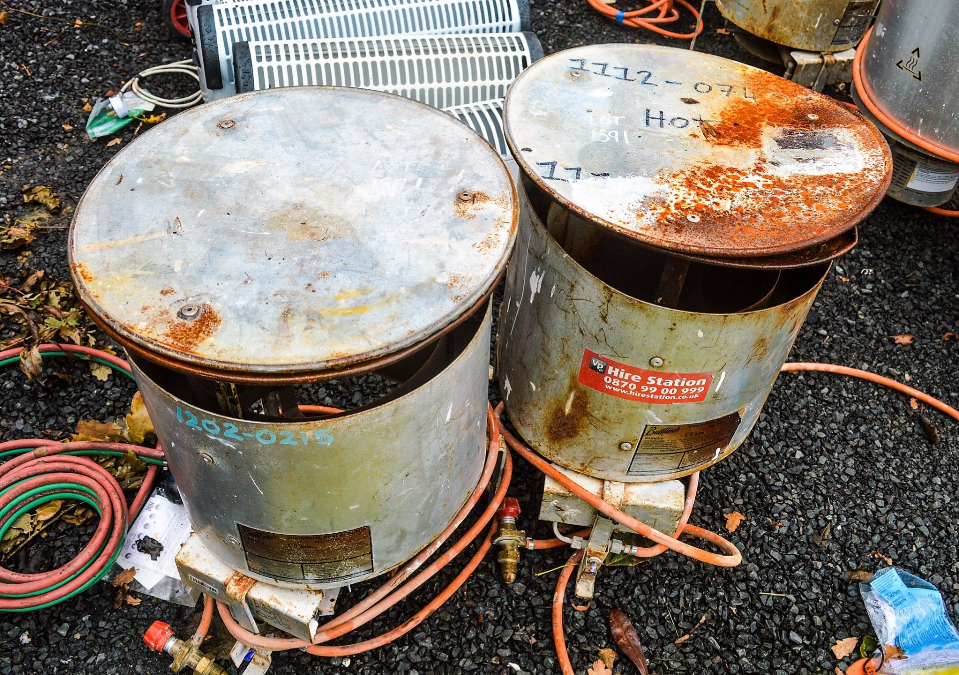 2 - Bullfinch gas fuelled dust bin heaters