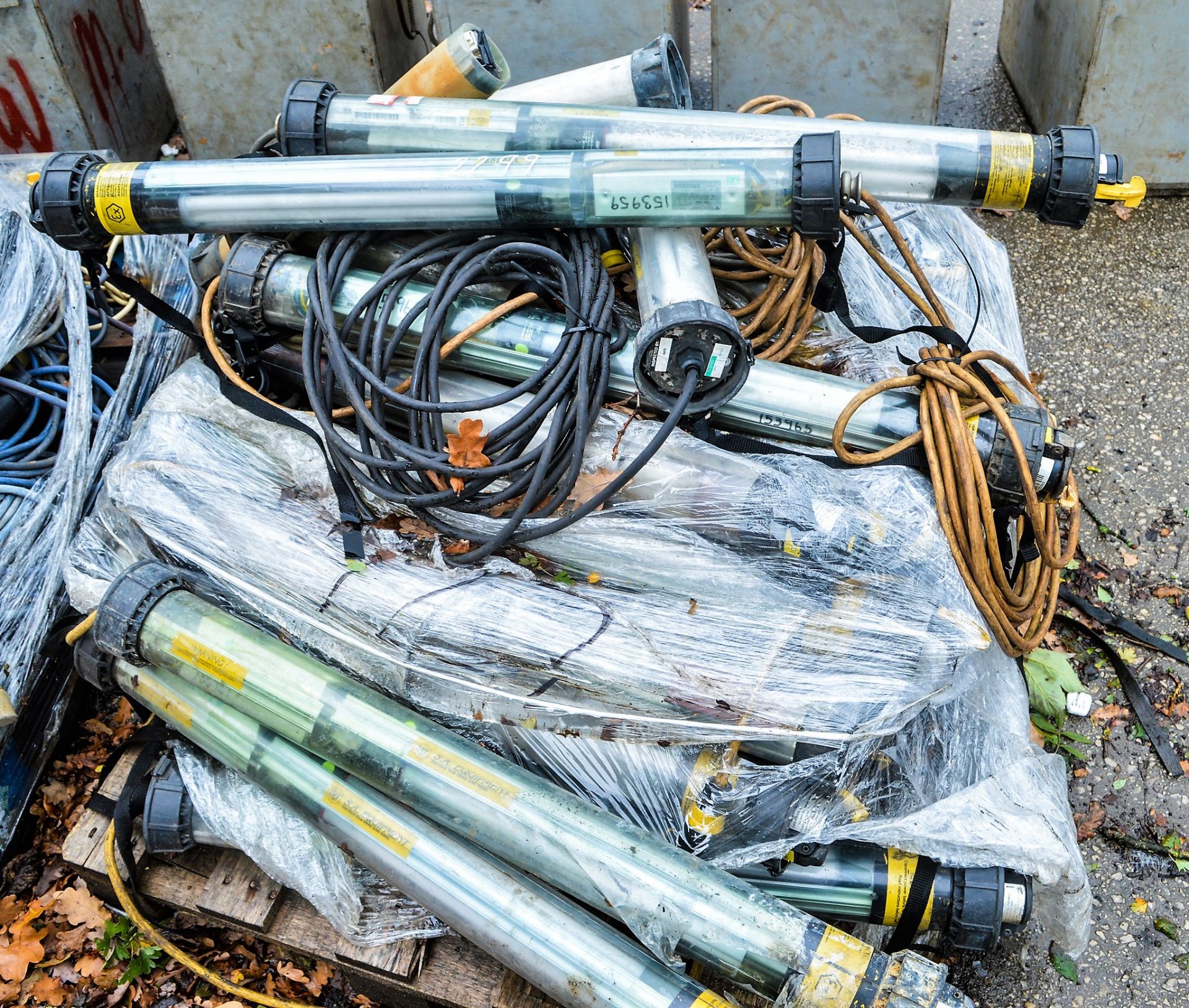 Pallet of various site lights