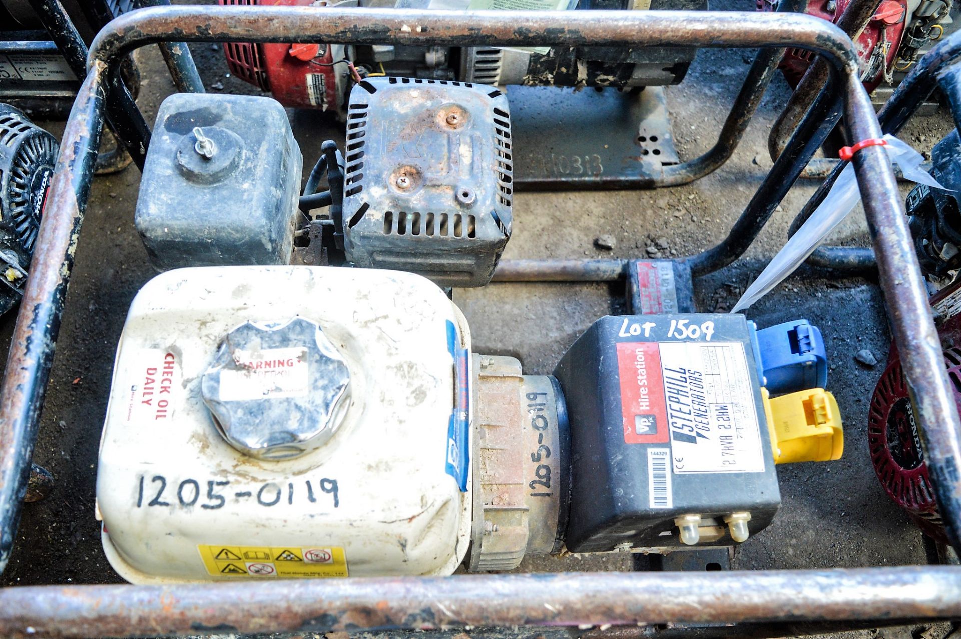 Petrol driven generator 1205-0119
