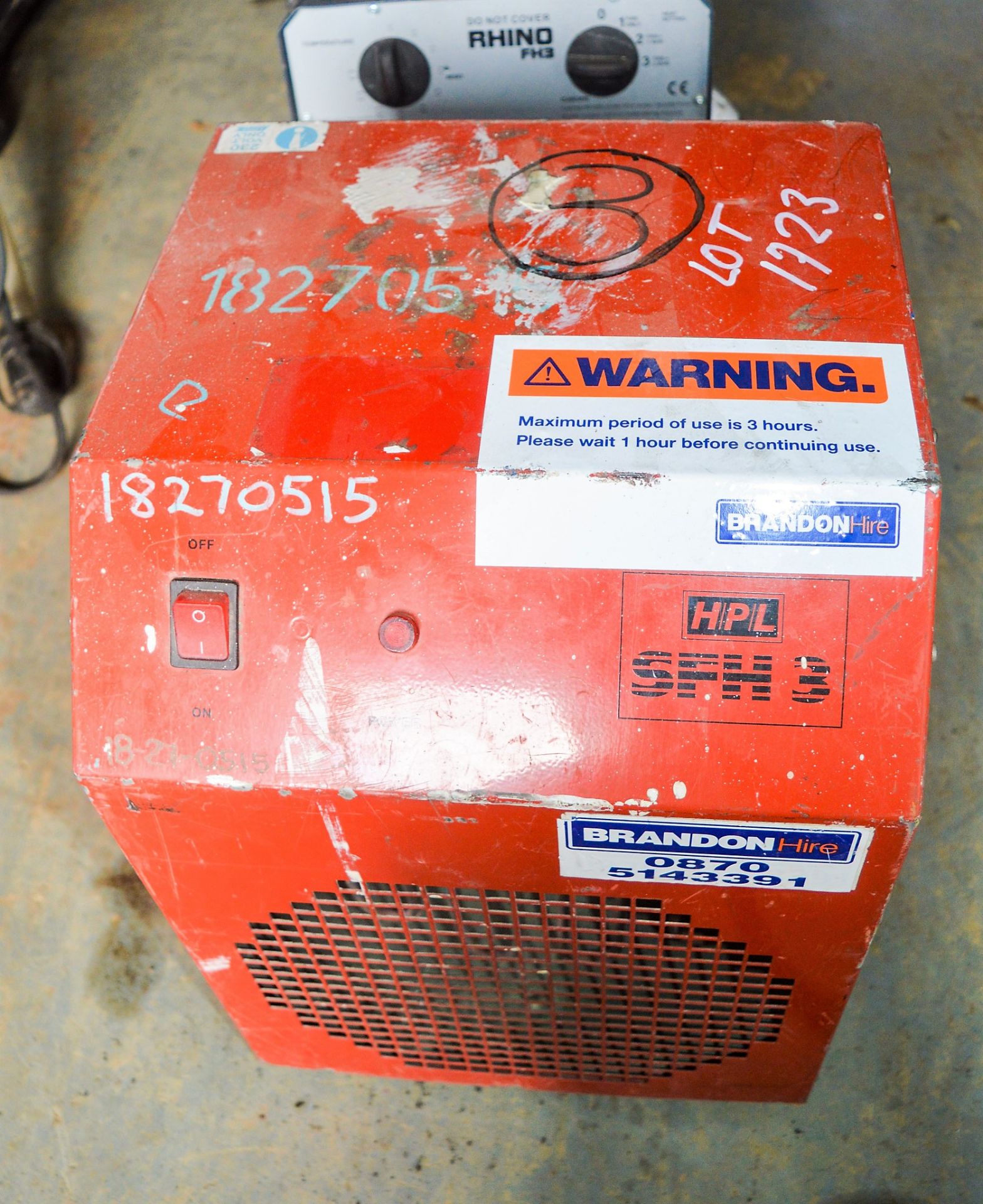 240v fan heater ** Cord cut off **